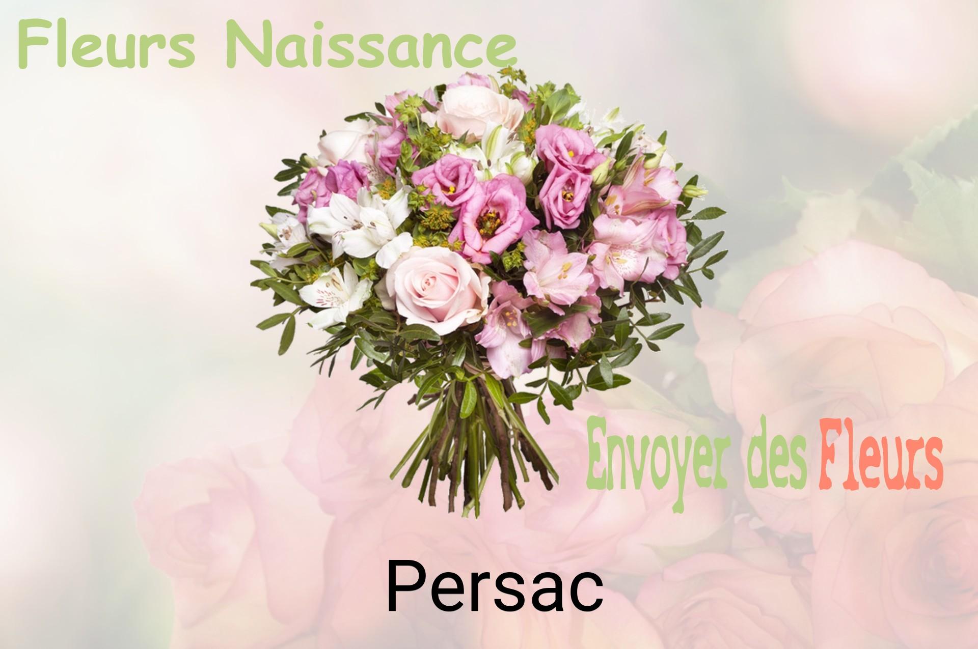 Bouquet de fleurs de naissance livré à Persac